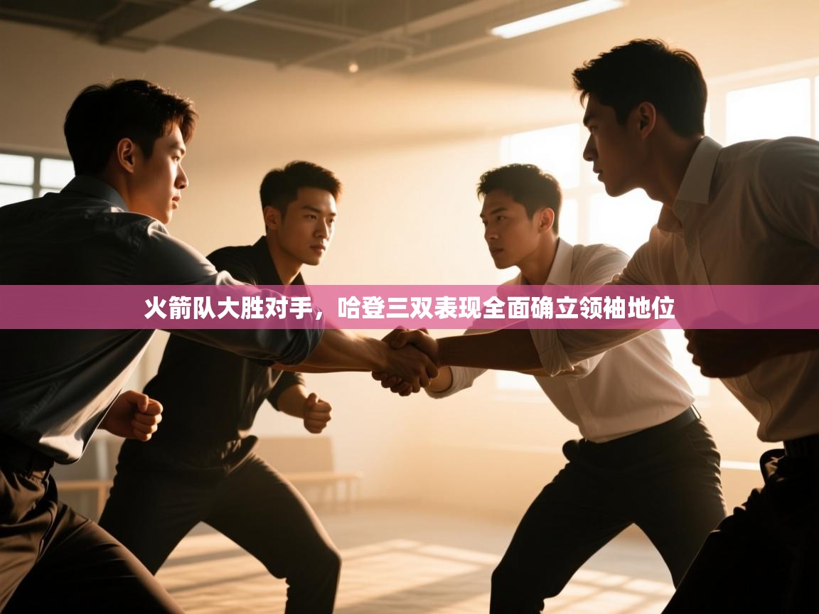 火箭队大胜对手，哈登三双表现全面确立领袖地位  第2张